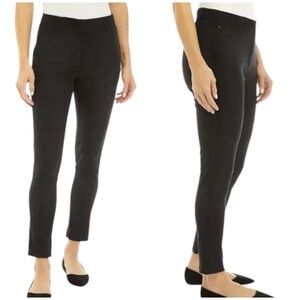 CUPIO ☆ Black Faux Suede Zip Moto Ankle Pants